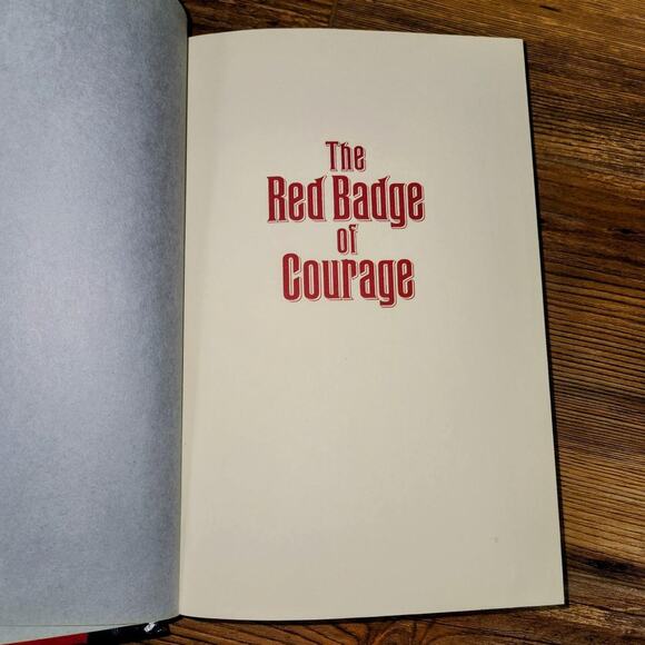 The Red Badge of Courage Reader's Digest Stephen Crane Vinage 80s Dark Academia - Picture 3 of 4
